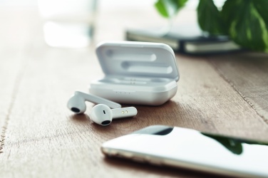 Logotrade promotional gift picture of: TWS earbuds with charging base
